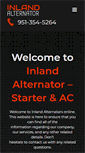 Mobile Screenshot of inlandalternators.com